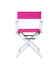 18 Director's Chair White Frame-Magenta Canvas