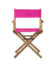 18 Director's Chair Natural Frame-Magenta Canvas